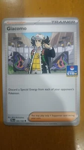 Pokemon Juego de Cartas Coleccionables Giacomo Sello Gimnasio Asia Exclusivo PAL 182/193 - Imagen 1 de 1