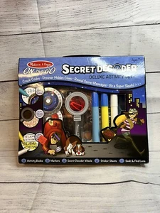 MELISSA & DOUG SECRET DECODER DELUXE ACTIVITY SET, 5238 OVER 50 ACTIVITIES! - Picture 1 of 2