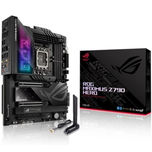 ASUS ROG Maximus Z790 Hero LGA 1700 ATX PCIe 5 Mainboard 5.0 Aura Sync RGB - Bild 1 von 5
