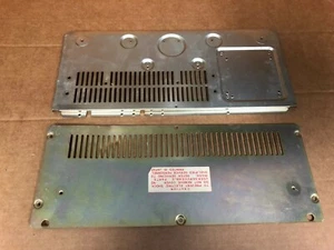Onkyo A-7 METAL BOTTOM COVERS Great Condition - Vintage Amplifier Part A-5 A-10? - Picture 1 of 12