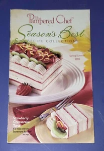 Pampered Chef Seasons Best Recipe Collection Spring Summer 2002 Cookbook Booklet - Picture 1 of 1