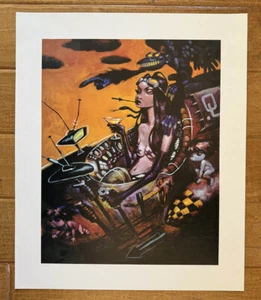 Glenn Barr Signed 2006  18" x 24" Soul Taker Art PRINT LE 450 AUTOGRAPHED LITHO - Picture 1 of 6