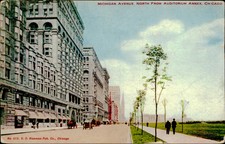 Postcard: 1 No. 512. V. O. Hammon Pub. Co., Chicago MICHIGAN AVENUE, N