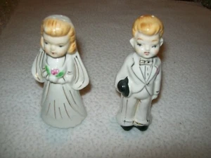 VINTAGE BRAUT & BRÄUTIGAM SALZ & PFEFFERSTREUER #SP2 - Bild 1 von 3