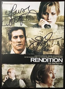 Rendition REESE WITHERSPOON AND JAKE GYLLENHAAL SIGNED DVD Press Kit - Bild 1 von 1