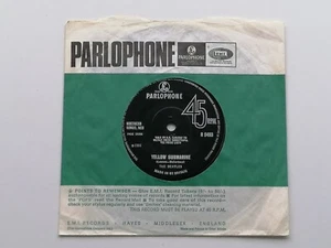 THE BEATLES 1966 UK 45 ELEANOR RIGBY YELLOW SUBMARINE - Imagen 1 de 8