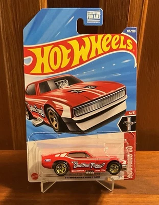 Hot Wheels 2025 ~ 71 Mustang Funny Car ~ Custom Chase Style Real Riders ~ Intercambio de ruedas Foto 1 de 4