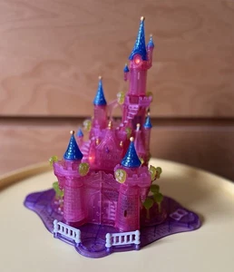 Polly Pocket Schloss LEUCHTET Disney Cinderella Pink Transparent 90er - Bild 1 von 6