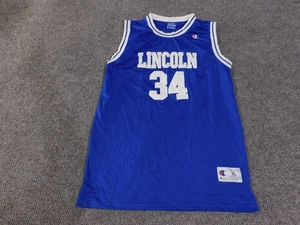 Vintage Lincoln High School Basketball Jersey Mens XL movie Basketball Champion - Picture 1 of 16