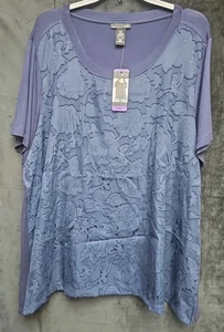 Women's Croft & Barrow Classic V Long Sleeve Tee T-Shirt Size XXL - Picture 1 of 4