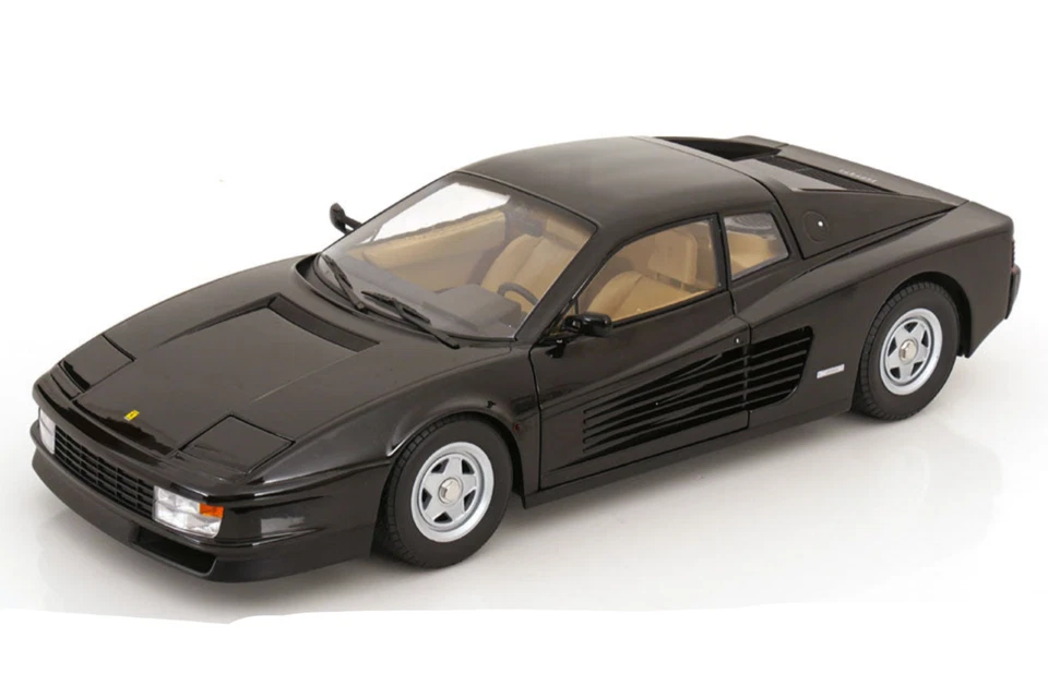 Ferrari Testarossa 1986 escala KK negro Monospecchio Euro Spec 1:12 KKDC120202 Foto 1 de 1