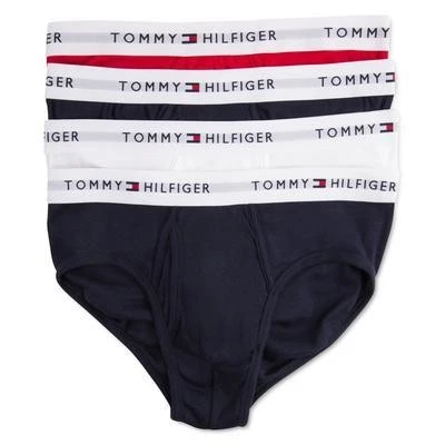 Tommy Hilfiger Men's 4-Pack Classic Cotton Moisture-Wicking Briefs Medium 32-34 - Image 1 of 1