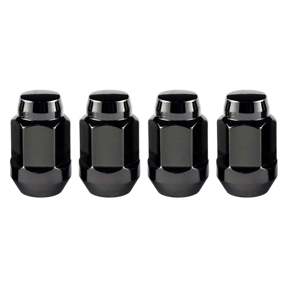 For GMC Sierra 2500 HD 01-14 McGard 64074 Chrome Black Cone Seat Bulge Lug Nuts Foto 1 de 3