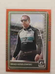 2025 Donruss Optic NASCAR Brad Keselowski #18 Red Velocity Parallel 80/199 - Picture 1 of 2