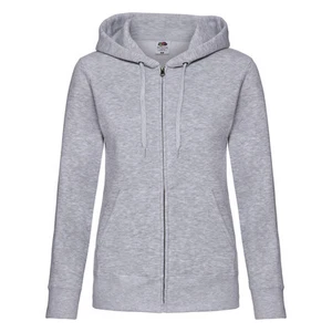Fruit Of The Loom Womens/Ladies Lady-Fit Hooded Sweatshirt Zip up (BC1372) - Picture 1 of 13
