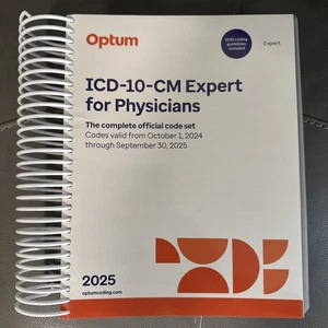 OPTUM ICD-10-CM Expert for Physicians Complete Official Code Set 2025 Book - Bild 1 von 15