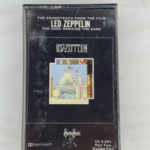 Led Zeppelin The Song Remains The Same Part Two Cassette Hair Rock 1976 - Picture 1 of 3