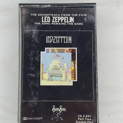 Led Zeppelin The Song Remains The Same Part Two Cassette Hair Rock 1976 - Image 1 of 3