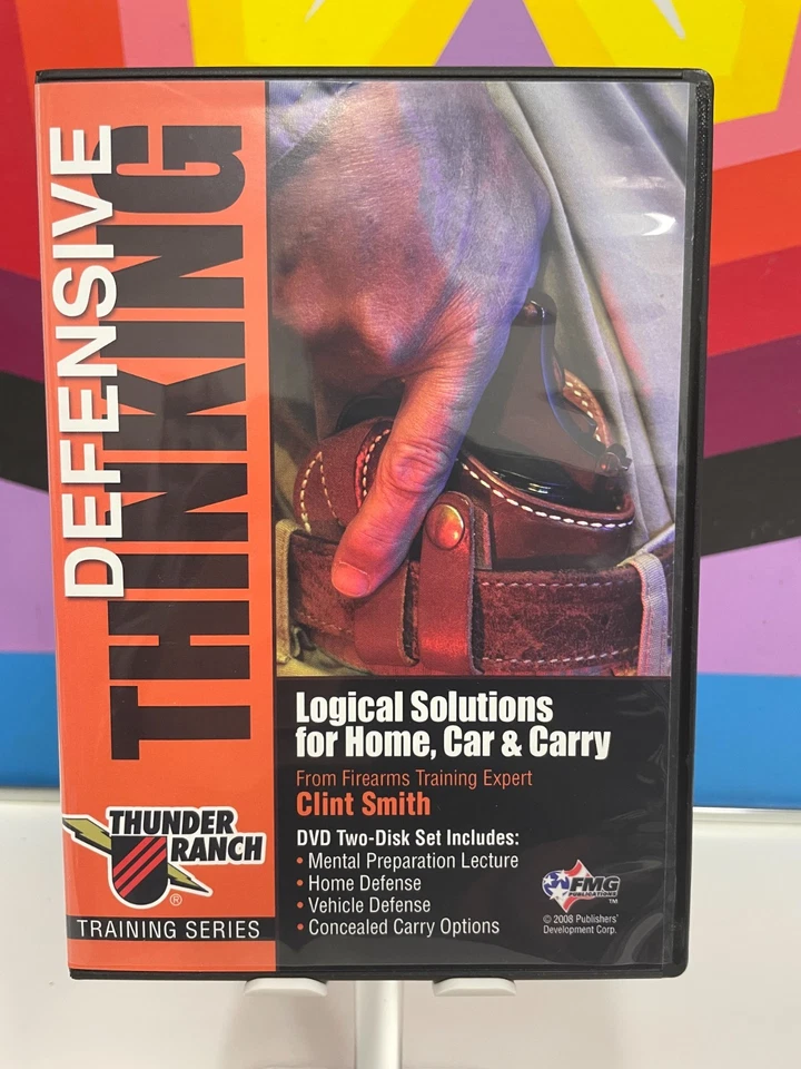 Thunder Ranch Defensive Thinking Clint Smith 2 Disk Set DVD RARE! Out of Print! Foto 1 de 2