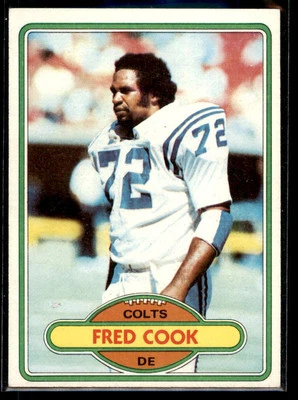 1980 Topps Fred Cook #294 Baltimore Colts - Image 1 of 2