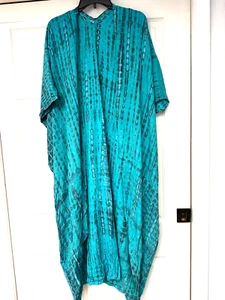 BATU BATIK KAFTAN KIMONO WICKELOPTIK DAMEN ONE SIZE VON BALI - Bild 1 von 5