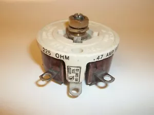 Memcor 225 ohm 50W filo avvolto reostato 9139 R-50 albero di bloccaggio potenziometro FS - Foto 1 di 3
