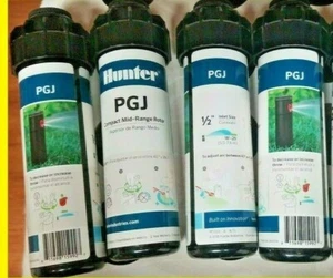 *4 Stück* Hunter PGJ-04 4" Pop-Up Professional 18'-25' Zahnradantrieb Rotor NEU - Bild 1 von 3