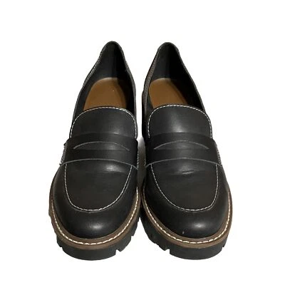 Мокасины женские Blondo Dulce черная кожа размер 9 водонепроницаемые без шнуровки #B3614 б/у в отличном состоянии - Изображение 1 из 4