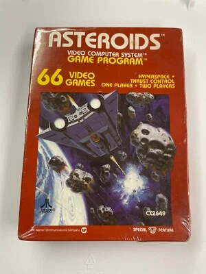Atari Asteroids CX2649 Sealed Video Game Original Factory Box - Image 1 of 4