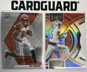 Tee Higgins 2020-23 Lot Mosaic Select Rookie Red White & Blue Prizm Bengals NFL - Bild 1 von 4