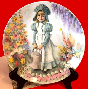 Mother Goose Nursery Rhyme Collectors Plate Mary Mary 1979 Limited Edition Box - Picture 1 of 12