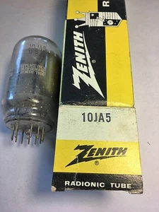 DE COLECCIÓN TV/RADIO ZENITH TUBO ELECTRÓNICO 10JA5 / NUEVO STOCK ANTIGUO SIN PROBAR - Imagen 1 de 1