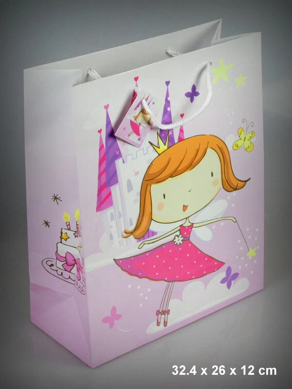 Loveinside XXL Geschenktüte Aus Kunststoff 142 X 91 Cm | Mit Anhänger & Krawatte | Babyblau Für Geburtstag, Babyparty, Feiertage