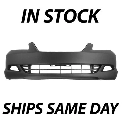 NEW Primered - Front Bumper Cover for 2005-2007 Honda Odyssey Touring w/ Park Foto 1 de 4