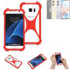 protective ring for Oppo A2x Silicone Case Softcase Bumper Protection Cover Red