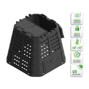 COMPOSTIERA da giardino lt 480 cm 93,3x93,3x80 - lucchettabile compost *PROMO* - Foto 1 di 3