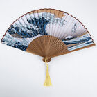 Summer Vintage Bamboo Folding Hand Held Flower Fan Chinese Style Dance Fansb-Lh