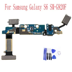 Dock Connector Charging USB Data Port Flex Cable For Samsung Galaxy S6 SM-G920F - Photo 1 sur 9