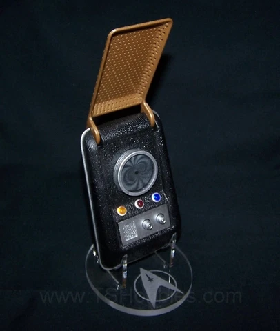 acrylic display stand for Diamond Select Star Trek Classic Communicator Cover