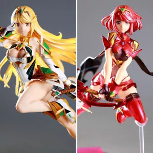 Xenoblade Chronicles 2 Mythra Pyra PVC Figura de acción Muñeca Anime Estatua 27 cm Juguete - Imagen 1 de 14