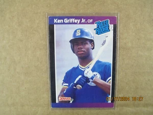 1989 Donruss baseball # 33 Ken Griffey Jr. RC VG-EX no creases - Picture 1 of 2