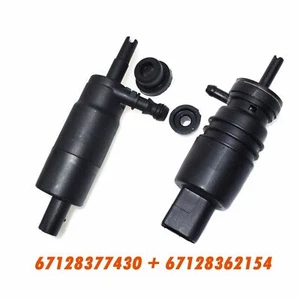 HEADLIGHT+WINDSHIELD WASHER PUMP PUMPS for BMW E46 E90 E60 X5 67128377430 - Picture 1 of 10