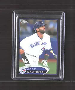 2012 Topps Chrome #140 Jose Bautista rifrattori neri - Foto 1 di 2