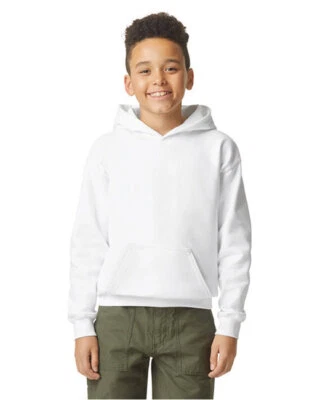 Gildan SF500B Youth Softstyle Midweight Fleece Pouch Pocket Hooded Sweatshirt - Image 1 of 2