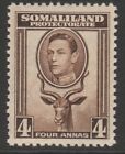 Somaliland Brytyjski w idealnym stanie Gvi 1938 4a sepia sg97