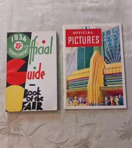 1933-1934 Official Guide Book and  Pictures of the Chicago World's Fair Art Deco - Picture 1 of 15
