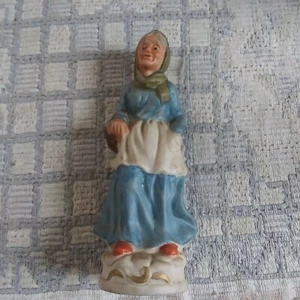 Vintage Keramik Bäuerin Made in Taiwan 6 1/2 Zoll Höhe - Bild 1 von 6