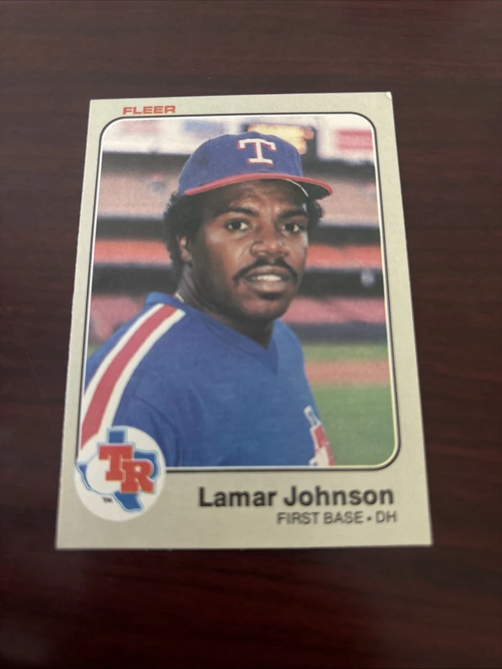 1983 Fleer Lamar Johnson #571 Texas Rangers NM-MINT - Image 1 of 1