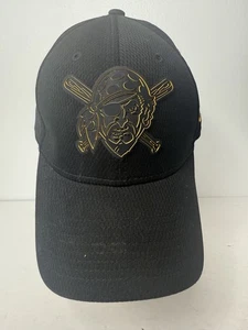 Vintage New Era 39Thirty Pittsburgh Pirates schwarz Stretch Fit Baseball Größe Large-XL - Bild 1 von 24