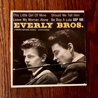Everly Brothers EP Cadence CEP 105 45 rpm Cover Only EX - Image 1 of 2